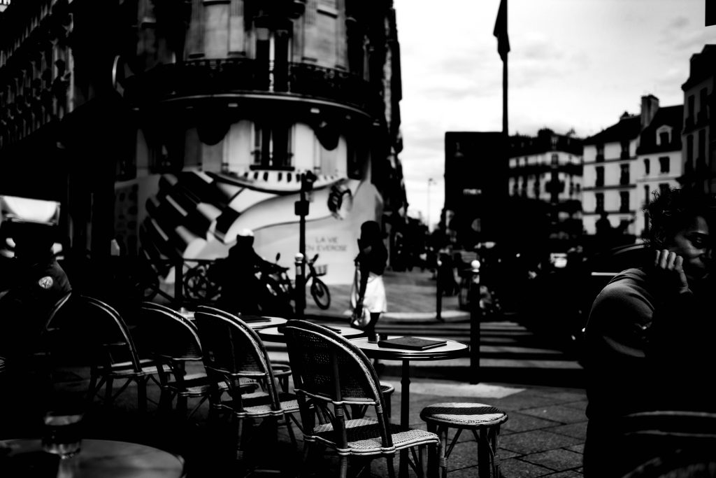 Paris street atmosphere