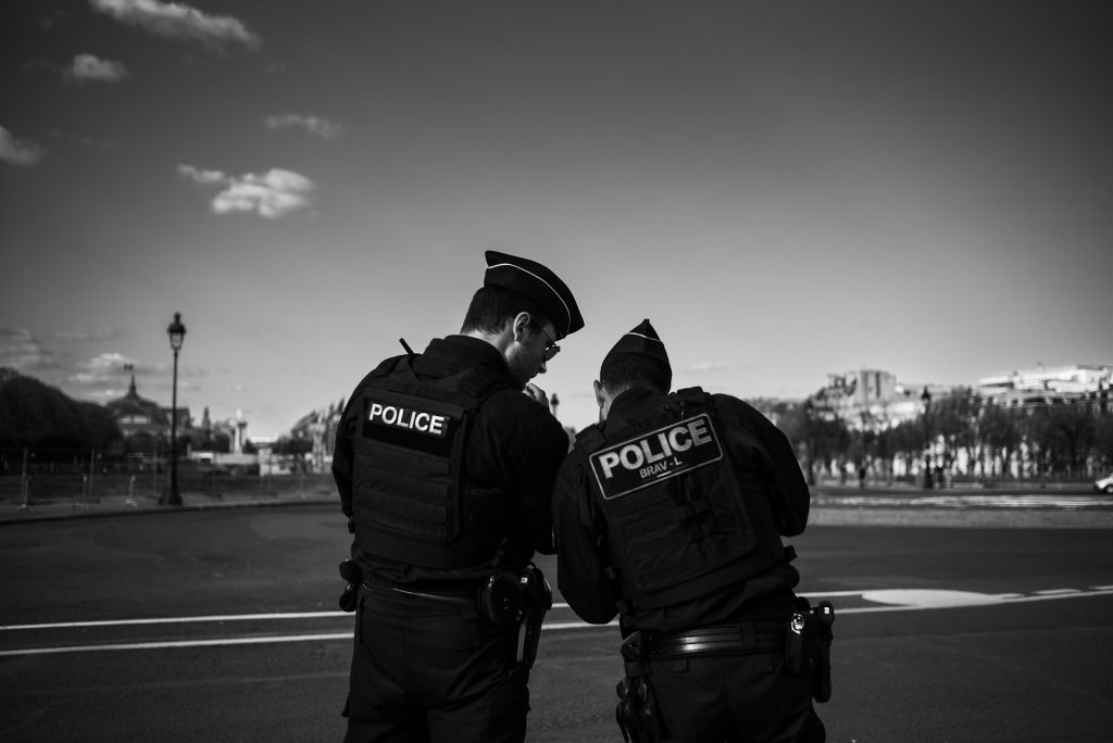 Paris police officers