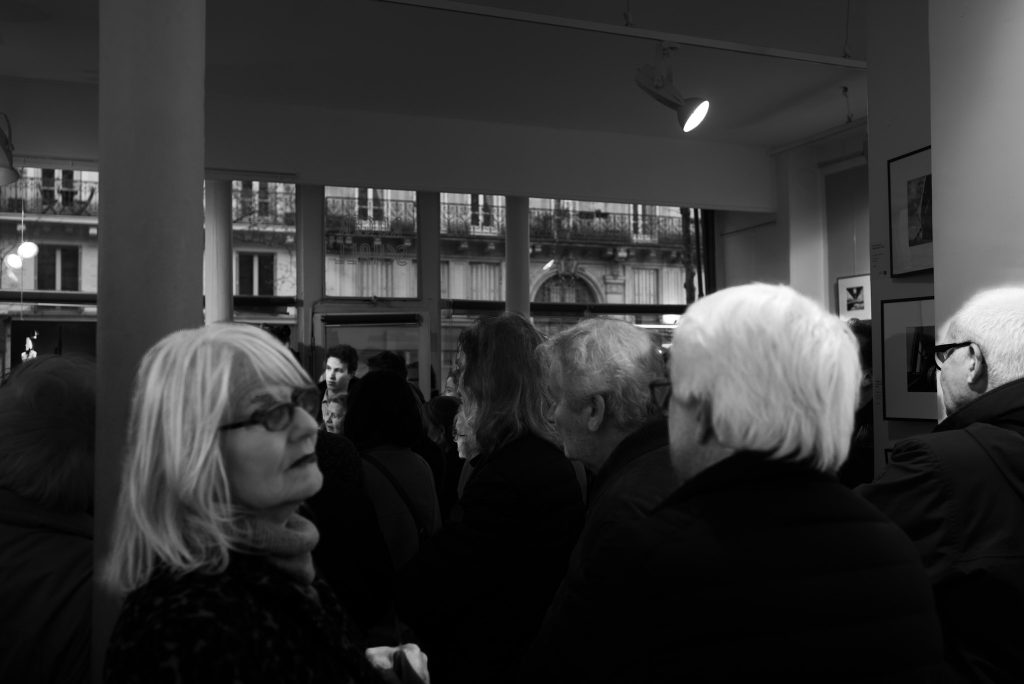 Opening of the Roger Schall exhibition on the Normandie ocean liner at the Durev Gallery in Paris