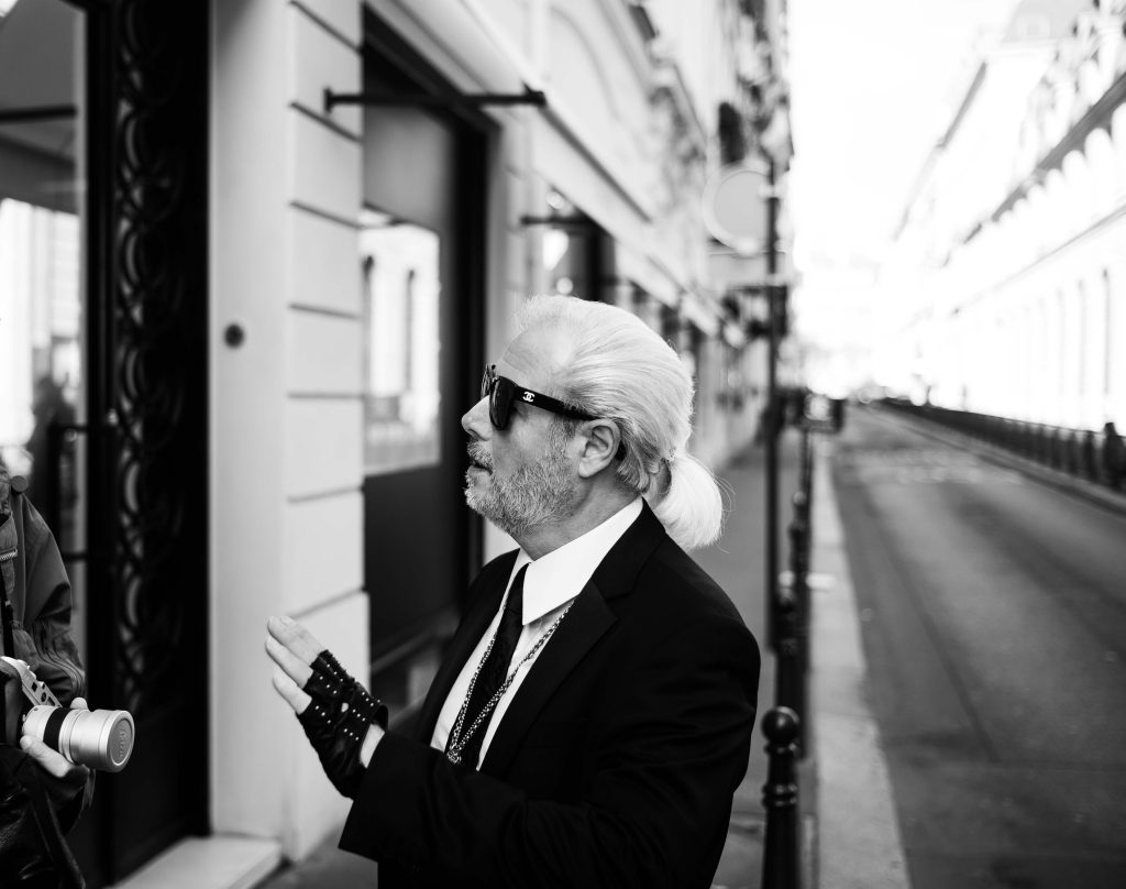 karl lagerfeld's lookalike